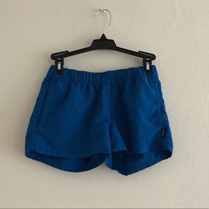 Blue Patagonia shorts
